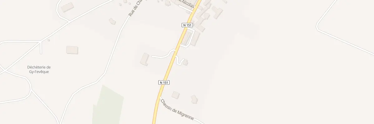 Plan du 59 Rte Nationale à Gy-l’Évêque