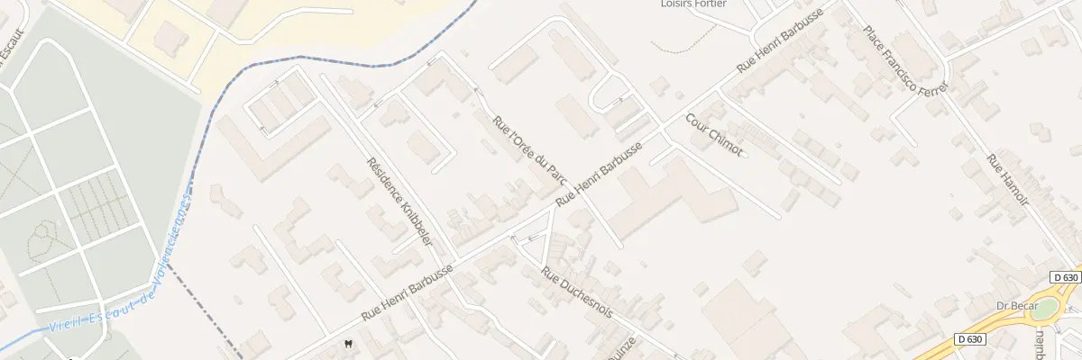 Plan du 40 Rue Henri Barbusse à Saint-Saulve
