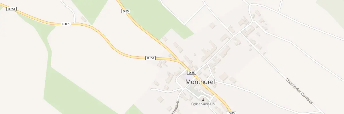 Plan du 2 Rue St Eugene à Monthurel