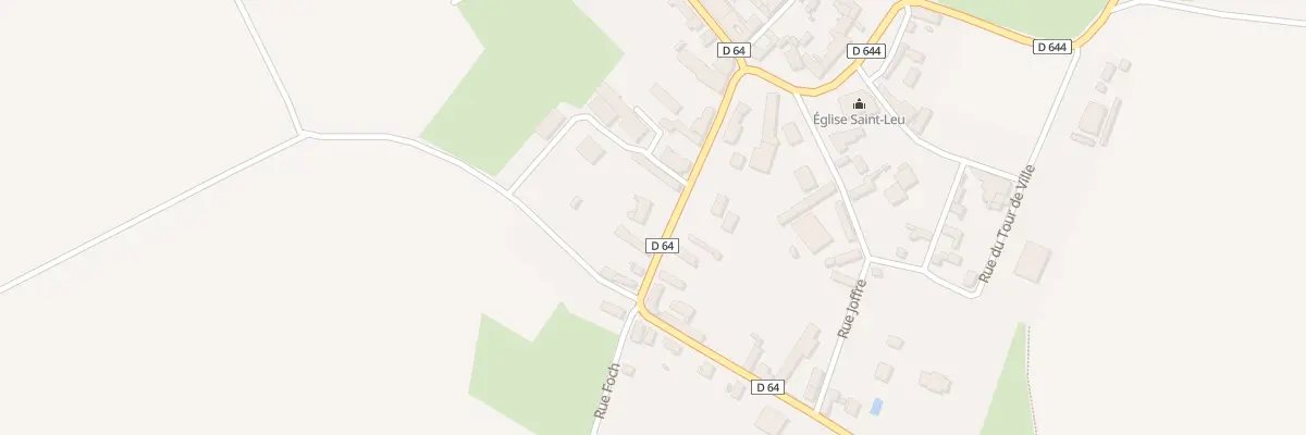 Plan du 10 Rue Foch à Chevresis-Monceau