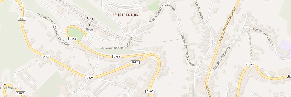 Plan du 57 Rue des Docteurs Dumas à Thiers