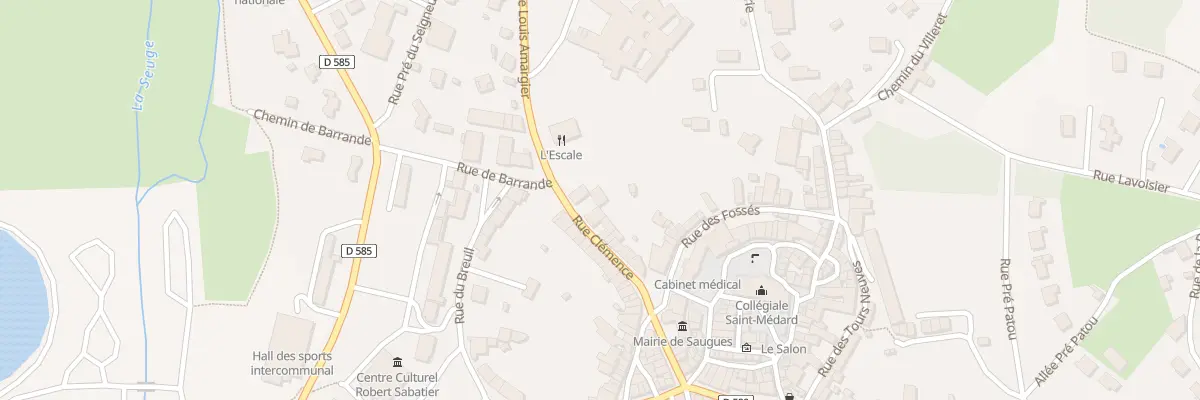 Plan du 9013 Rue Clémence à Saugues