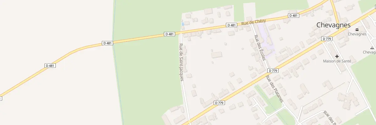Plan du 10 Rue de Saint Jacques à Chevagnes