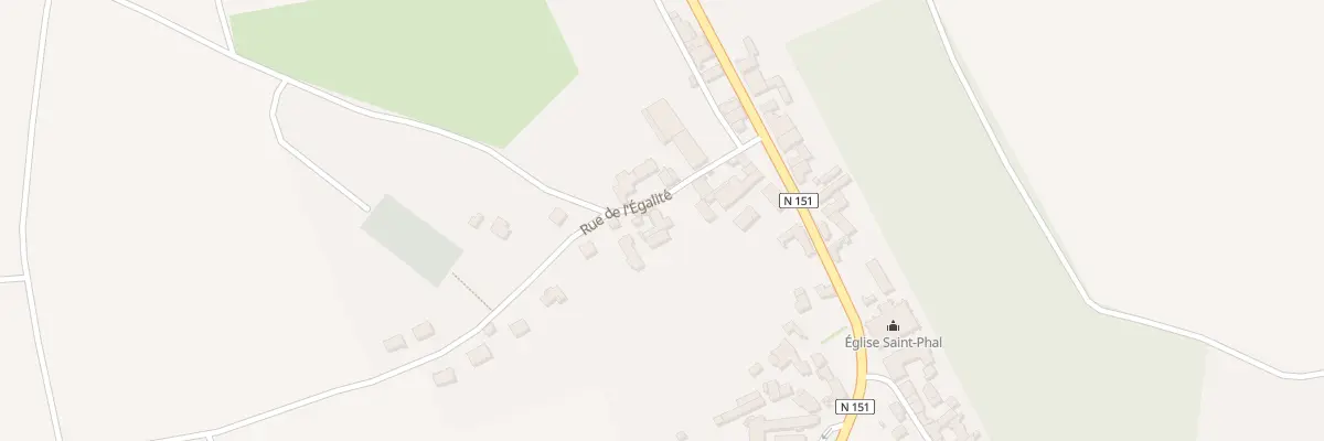 Plan du 3 Rue de l’Egalité à Gy-l’Évêque