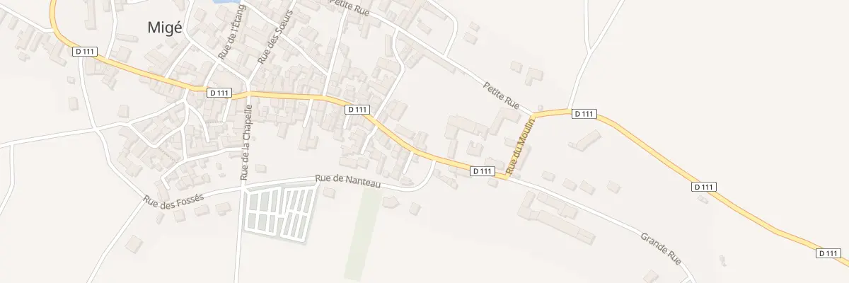 Plan du 45 Gr Grande Rue à Migé