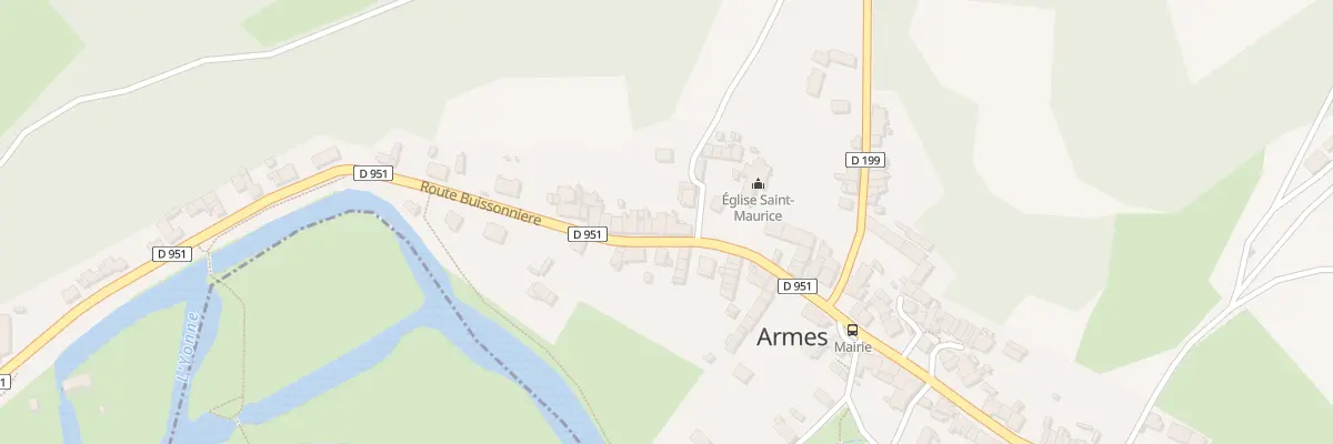 Plan du 83 Rte Buissonniere à Armes