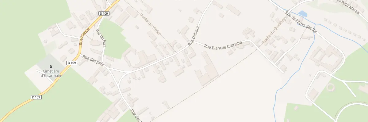 Plan du 43 Rue Delsaut à Escarmain