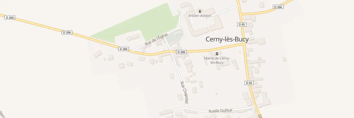 Plan du 1 Rue Chapotel à Cerny-lès-Bucy