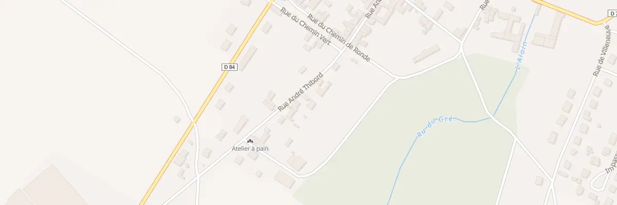 Plan du 49 Rue André Thibord à Courgenay