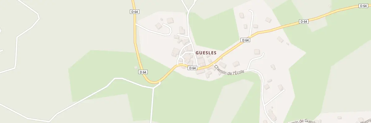 Plan du 5073 Guesles à Paslières
