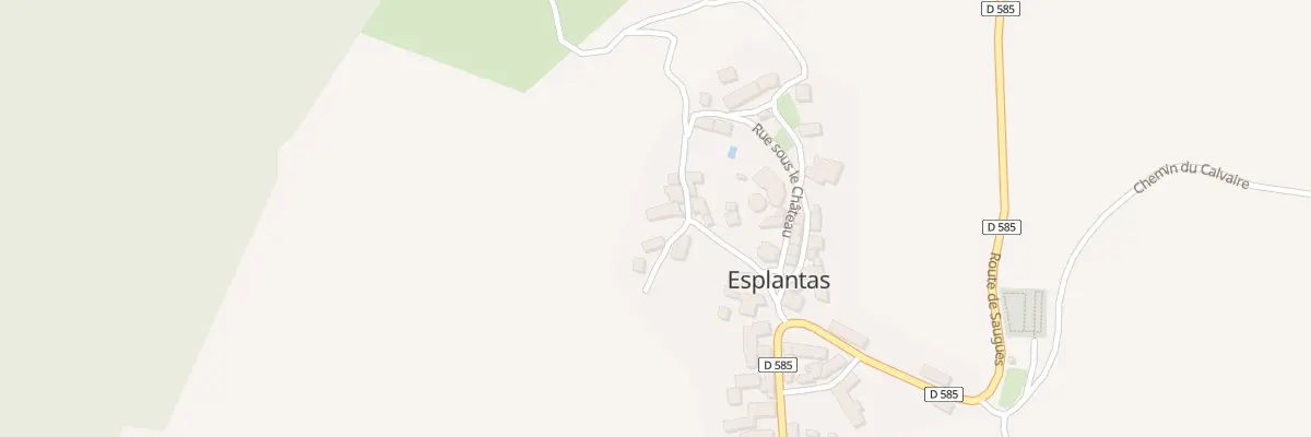 Plan du 5058 Le Bourg à Esplantas-Vazeilles