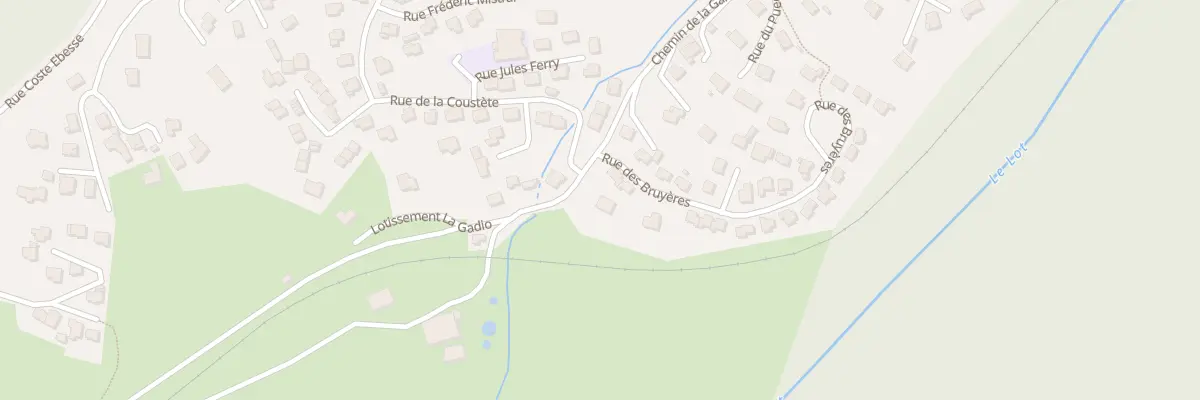 Plan du 6162 Che de la Gare à Badaroux