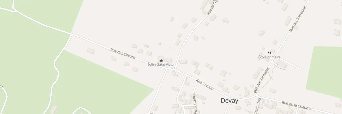 Plan du 2 Rue des Cocons à Devay