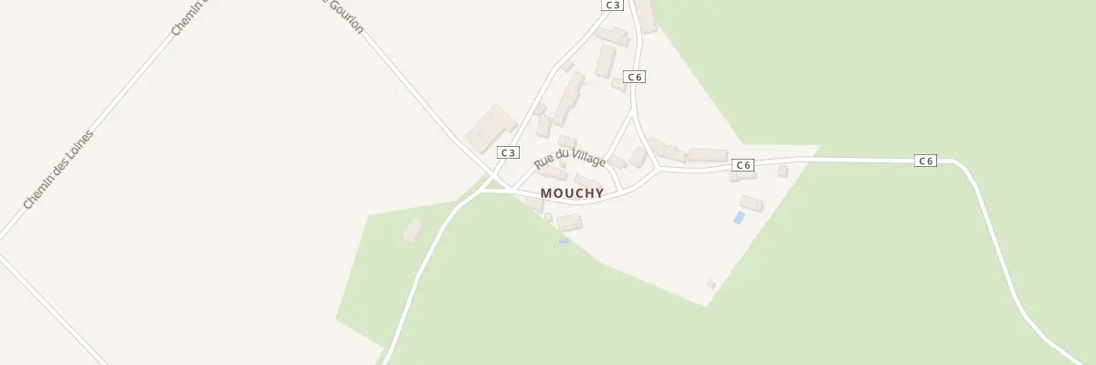 Plan du 88 Mouchy à Moraches