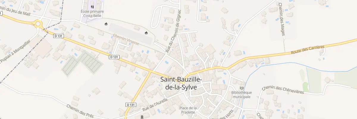 Plan du 5016 Le Village à Saint-Bauzille-de-la-Sylve