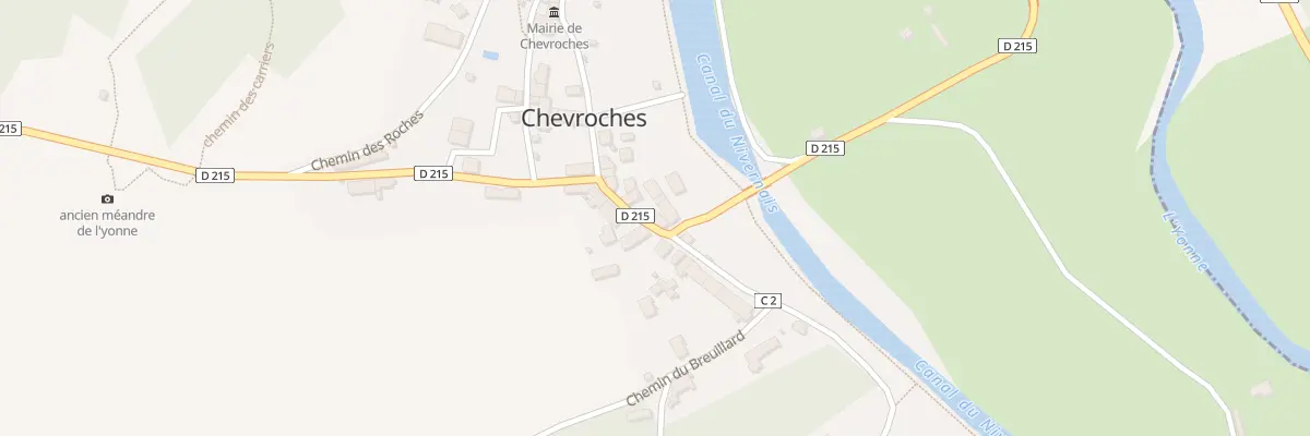 Plan du 29 Le Bourg à Chevroches