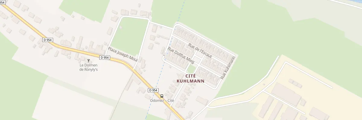 Plan du 9 Rue Kuhlmann à Odomez