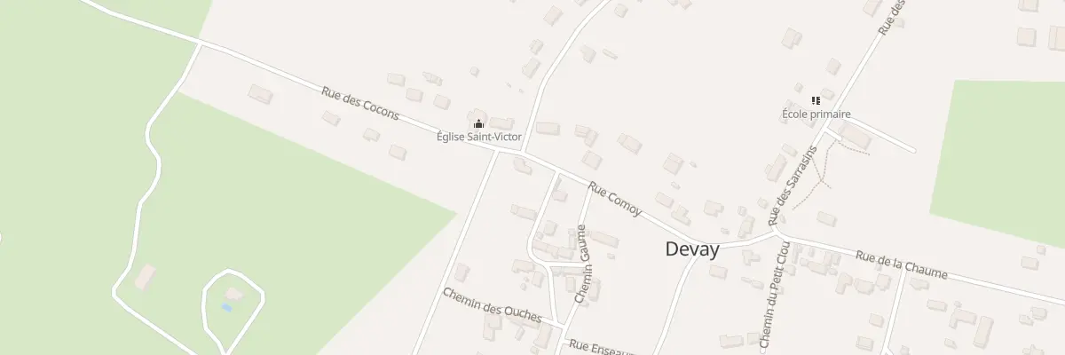 Plan du 1 Rue Comoy à Devay
