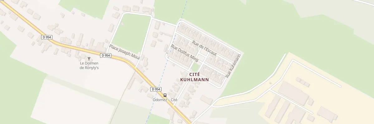 Plan du 5 Rue Kuhlmann à Odomez