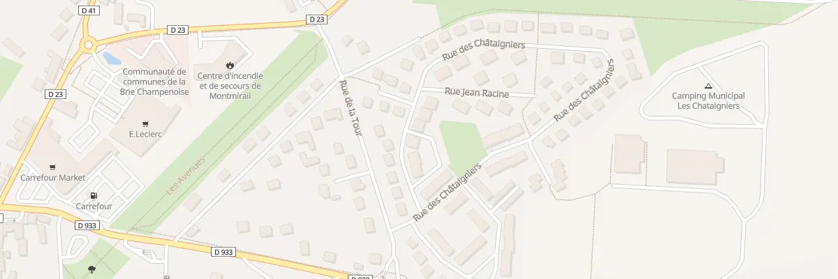 Plan du 73 Rue des Chataigniers à Montmirail