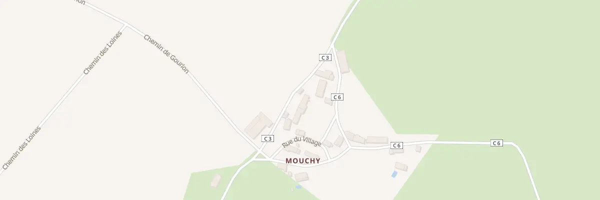 Plan du 84 Mouchy à Moraches