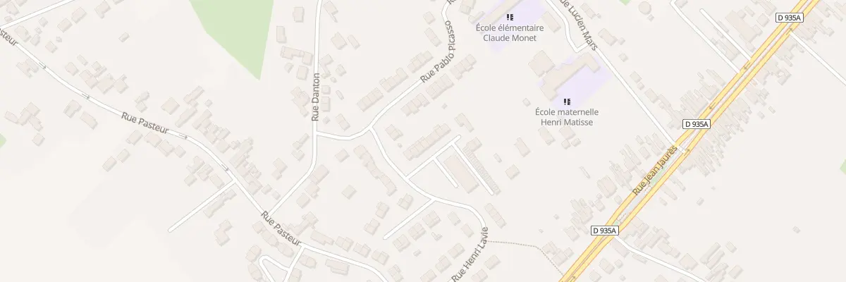 Plan du 12 Rue Pablo Neruda à Bruay-sur-l’Escaut