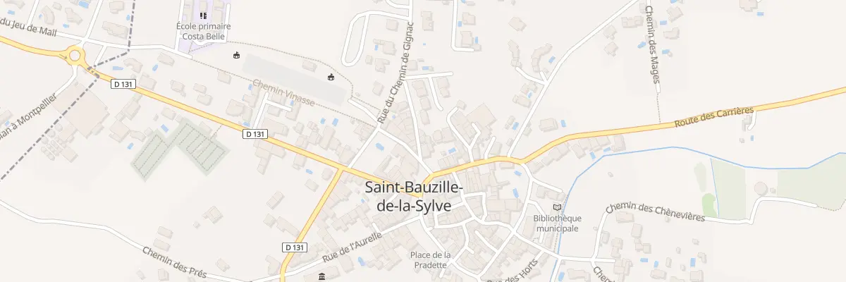 Plan du 8 Rue du Faubourg Costebelle à Saint-Bauzille-de-la-Sylve