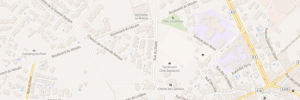 Plan du 21 Rue du Stade à Gignac