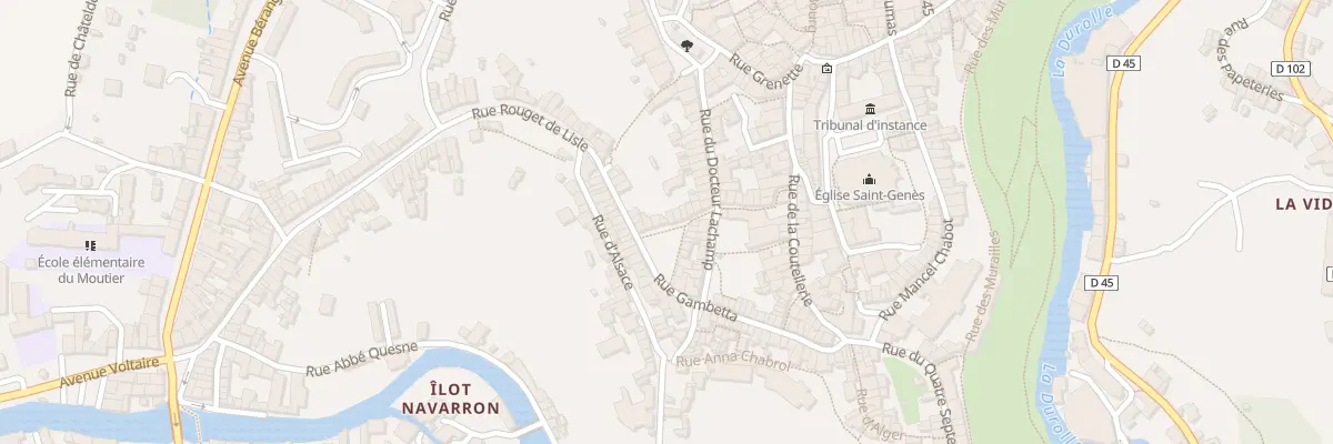 Plan du 13 Rue des Forgerons à Thiers