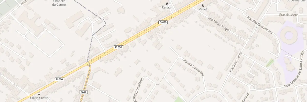 Plan du 25 Rue Jean Jaurès à Saint-Saulve