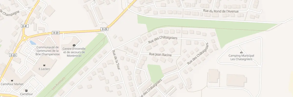 Plan du 59 Rue des Chataigniers à Montmirail