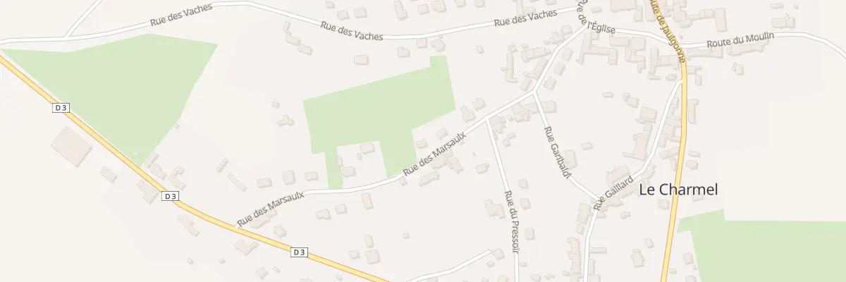 Plan du 5046 Rue des Marsaulx au Charmel