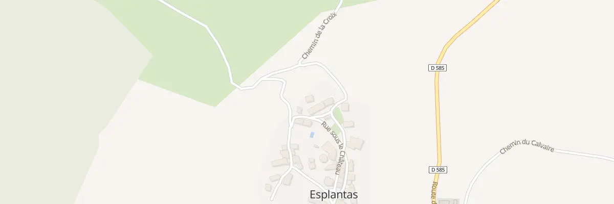 Plan du 5013 Le Bourg à Esplantas-Vazeilles