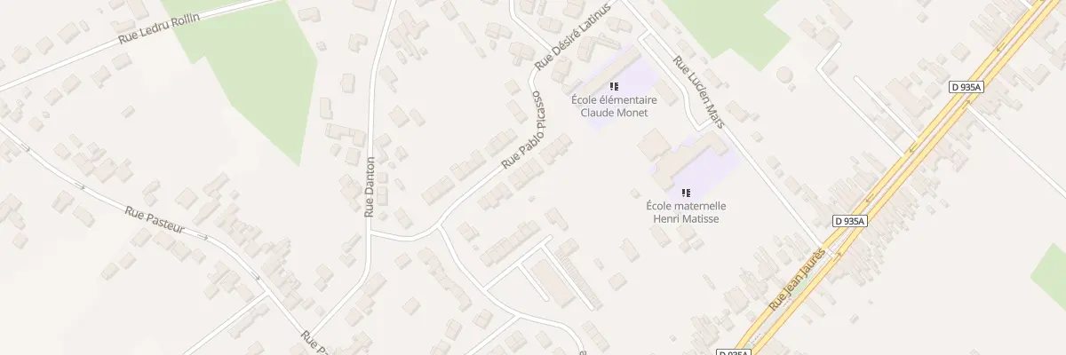 Plan du 12 Rue Pablo Picasso à Bruay-sur-l’Escaut