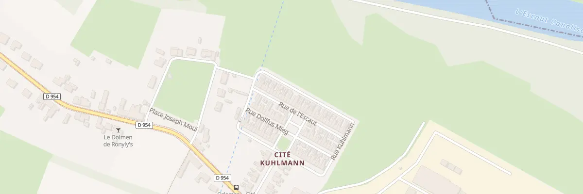 Plan du 9 Rue de l’Escaut à Odomez