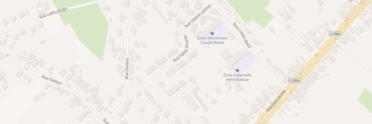 Plan du 10 Rue Pablo Picasso à Bruay-sur-l’Escaut