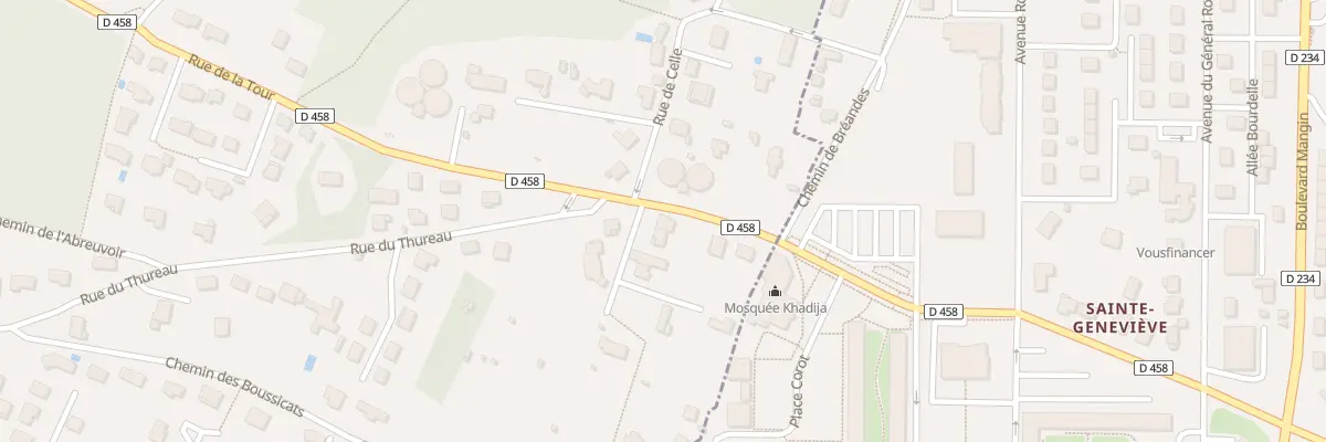 Plan du 1160 Rue de la Tour à Saint-Georges-sur-Baulche
