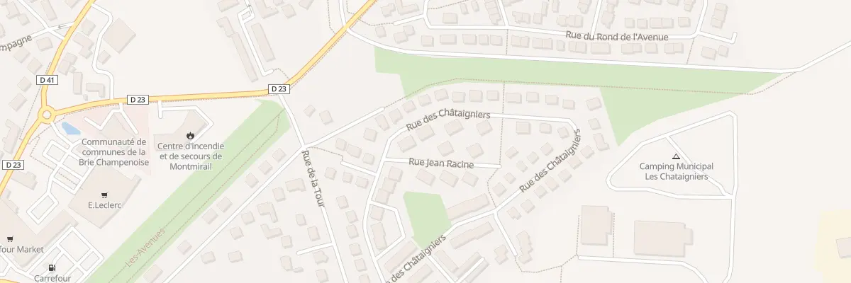 Plan du 55 Rue des Chataigniers à Montmirail