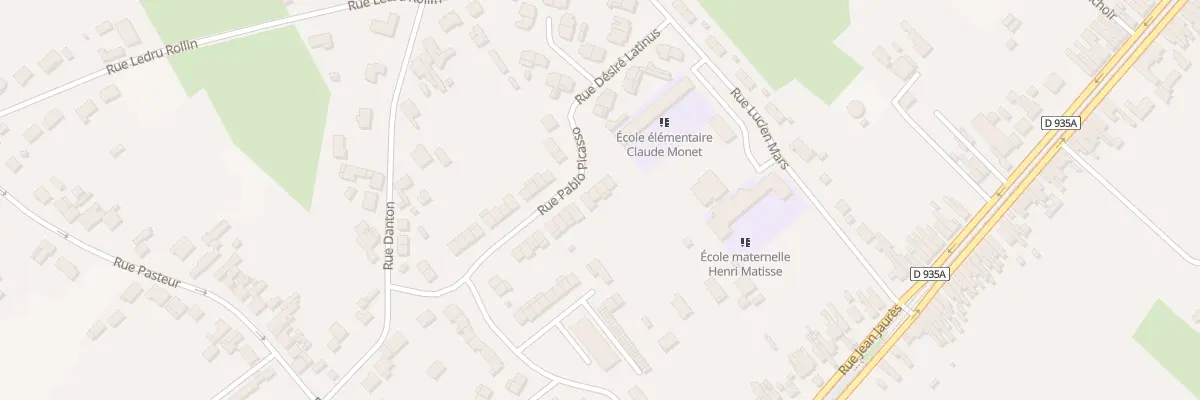 Plan du 6 Rue Pablo Picasso à Bruay-sur-l’Escaut