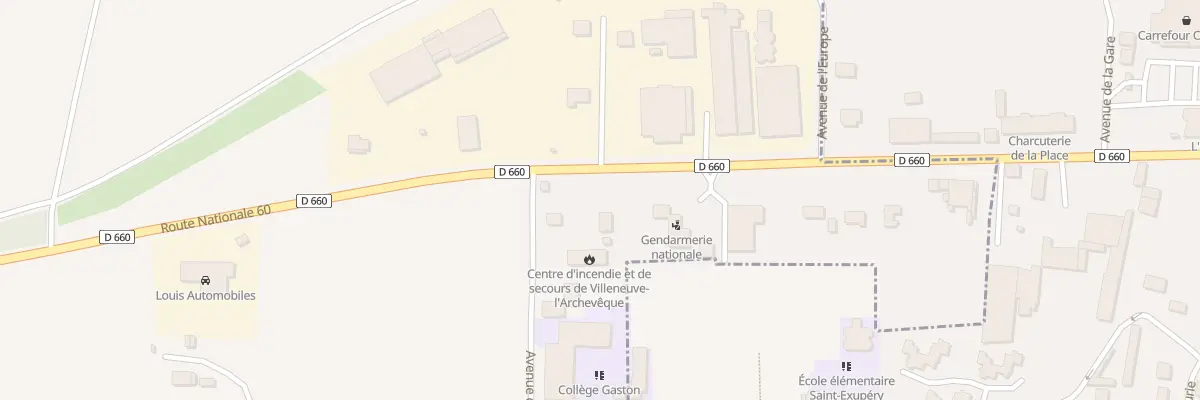 Plan du 10 Rte Nationale à Molinons