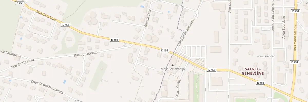 Plan du 1180 Rue de la Tour à Saint-Georges-sur-Baulche
