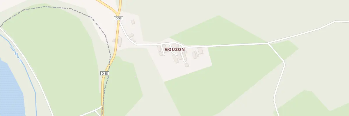 Plan du 5217 Gouzon à Escoutoux