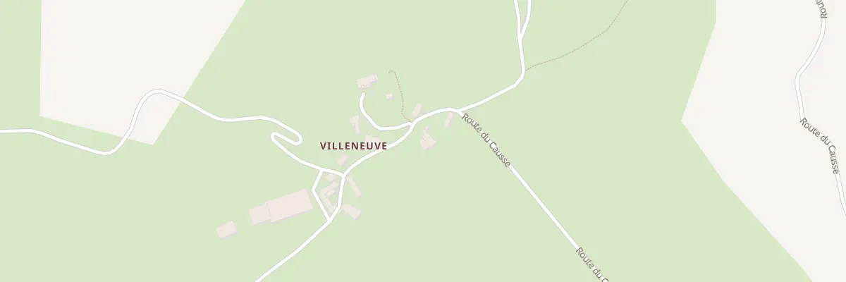 Plan du 5358 Villeneuve à Vebron