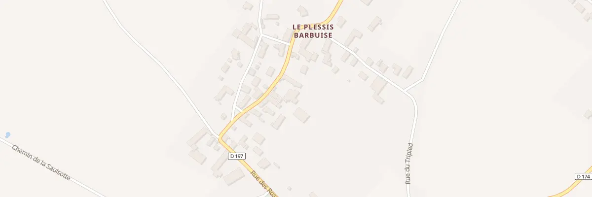 Plan du 5 Rue des Roses à Barbuise