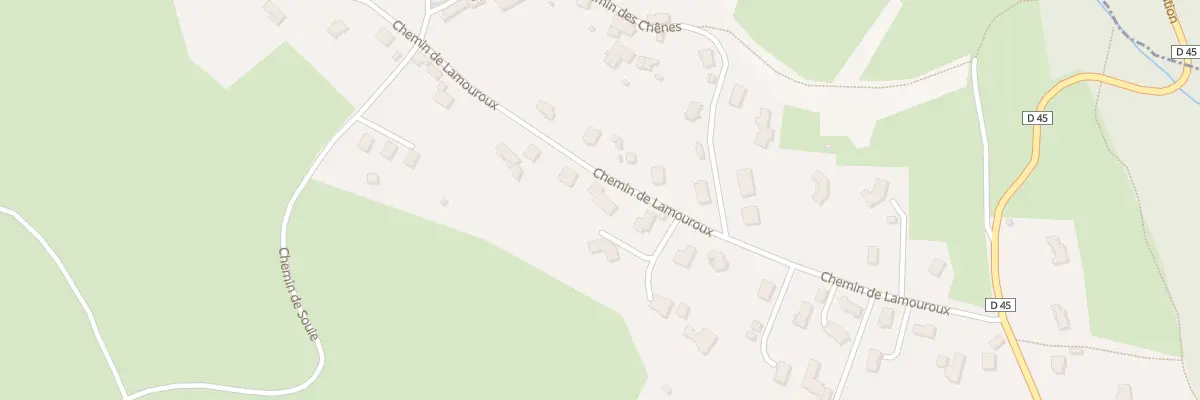 Plan du 37 Che de Lamouroux à Escoutoux