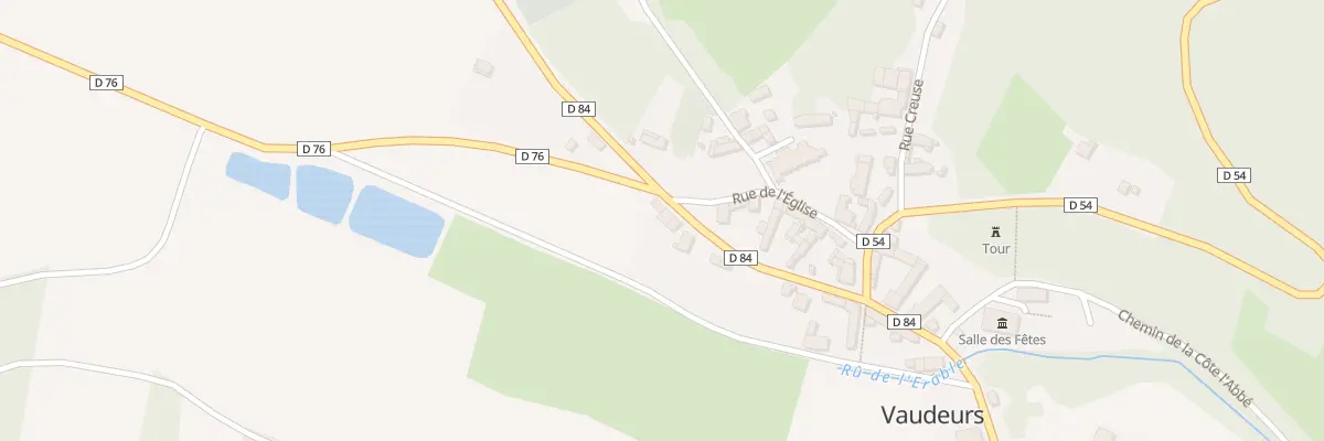 Plan du 7 Rte des Sieges à Vaudeurs