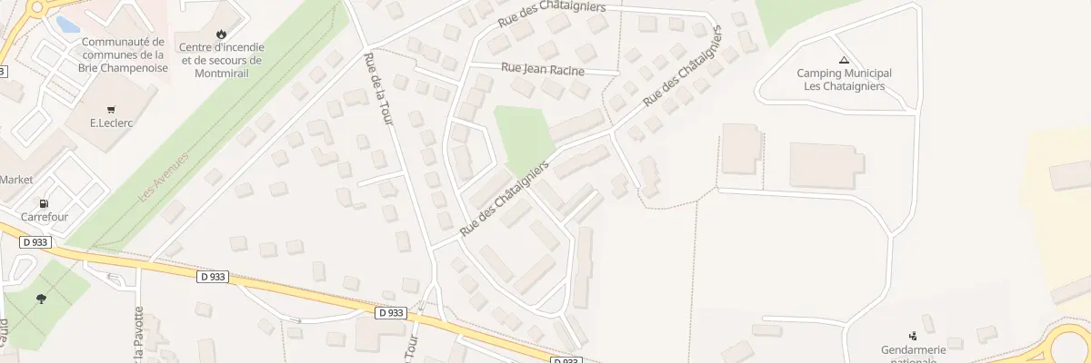 Plan du 40 Rue Jean de la Fontaine à Montmirail
