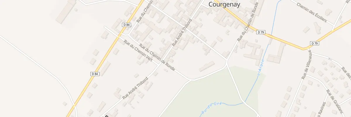 Plan du 41 Rue André Thibord à Courgenay