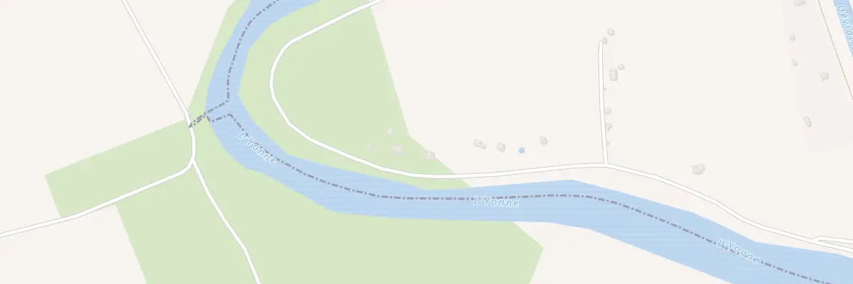 Plan du 316 Les Graviers à Gurgy