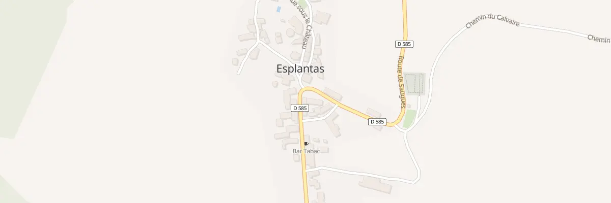 Plan du 5038 Le Bourg à Esplantas-Vazeilles